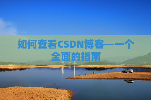 如何查看CSDN博客—一个全面的指南